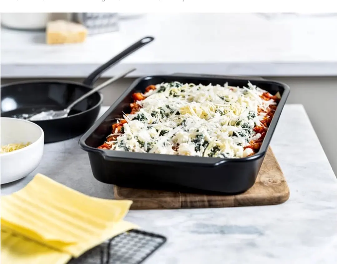 GreenPan Bistro Cakevorm 33x22cm - Zwart