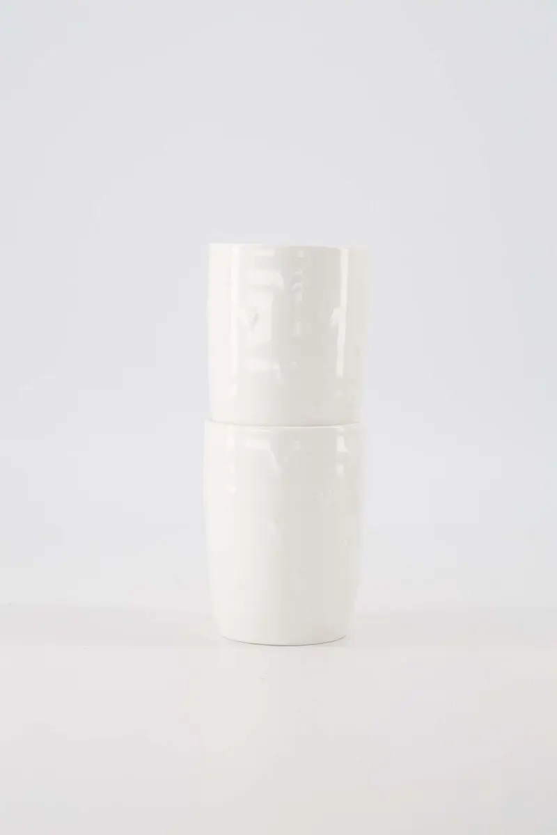 Zusss Cadeauset Koffiemokken Hartjes Wit