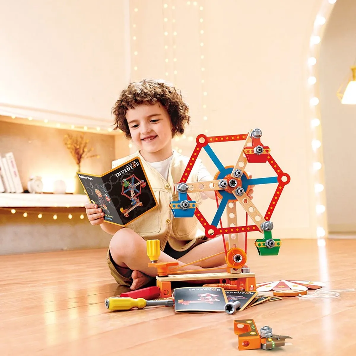 Hape Carnival Builder Set - 2-delig Multicolor