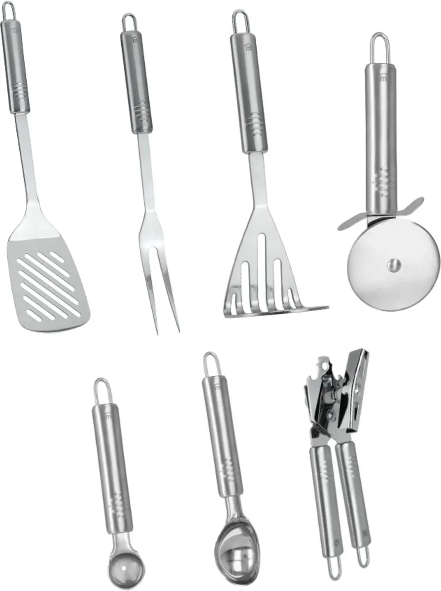 Metaltex Imperial Line Keukengerei Set 7-delig - Zwart
