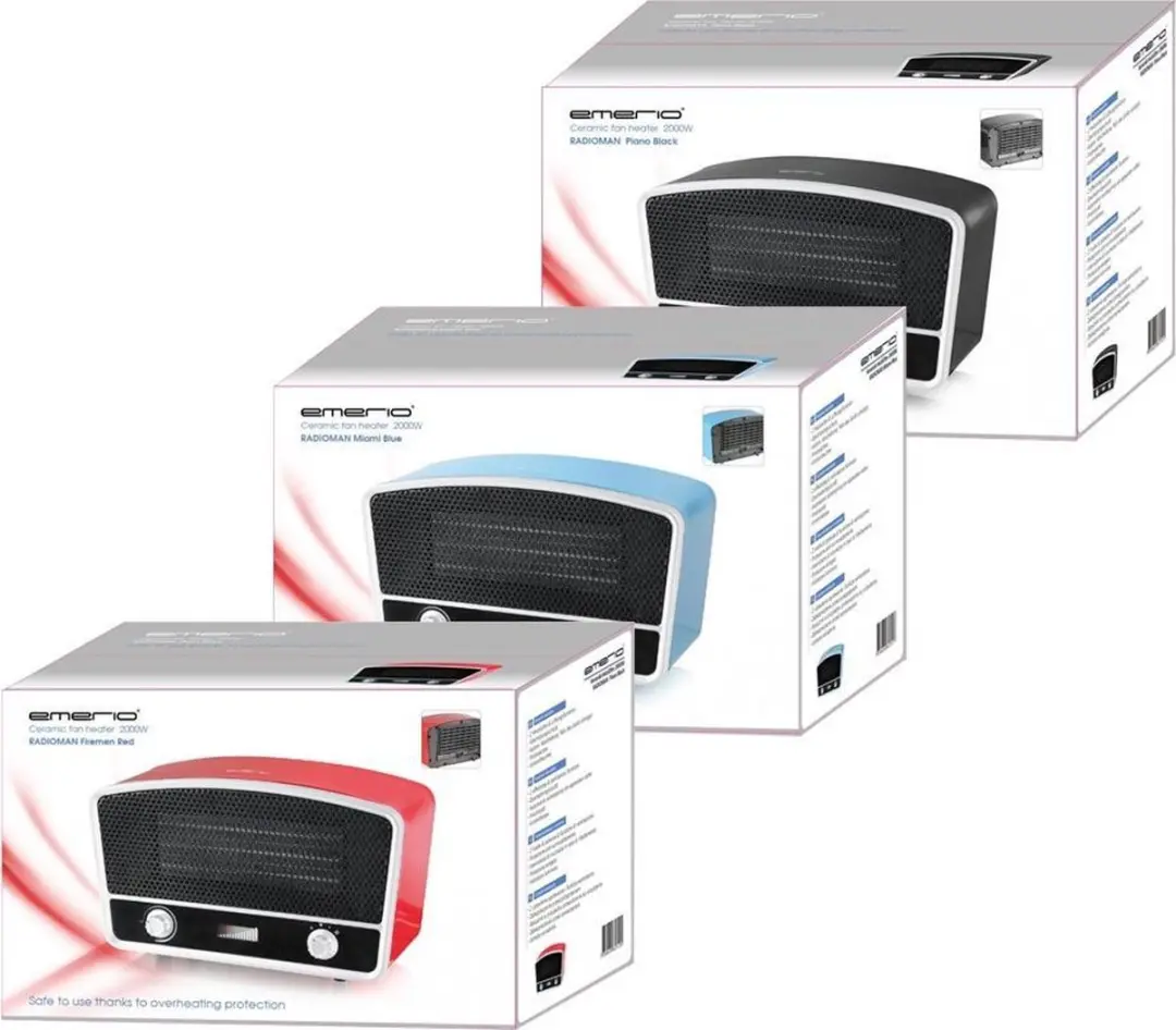 Emerio FH-110676 Ventilatorkachel 2000W - Zwart