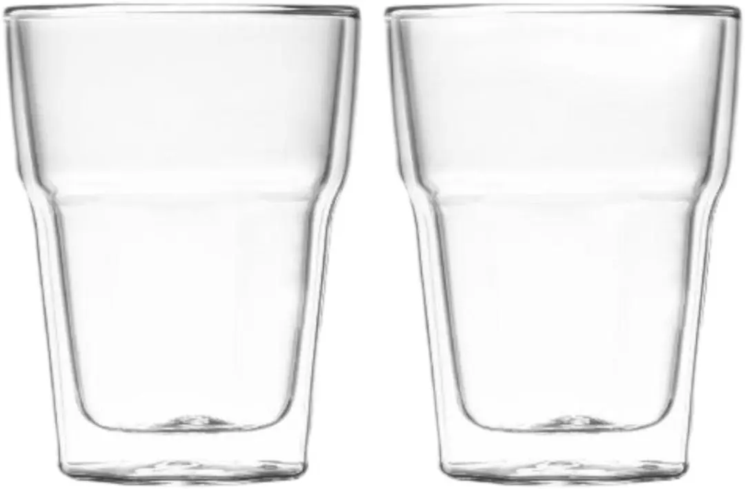 Gusta Chantilly Dubbelwandige Koffieglazen 220ml - Set van 2