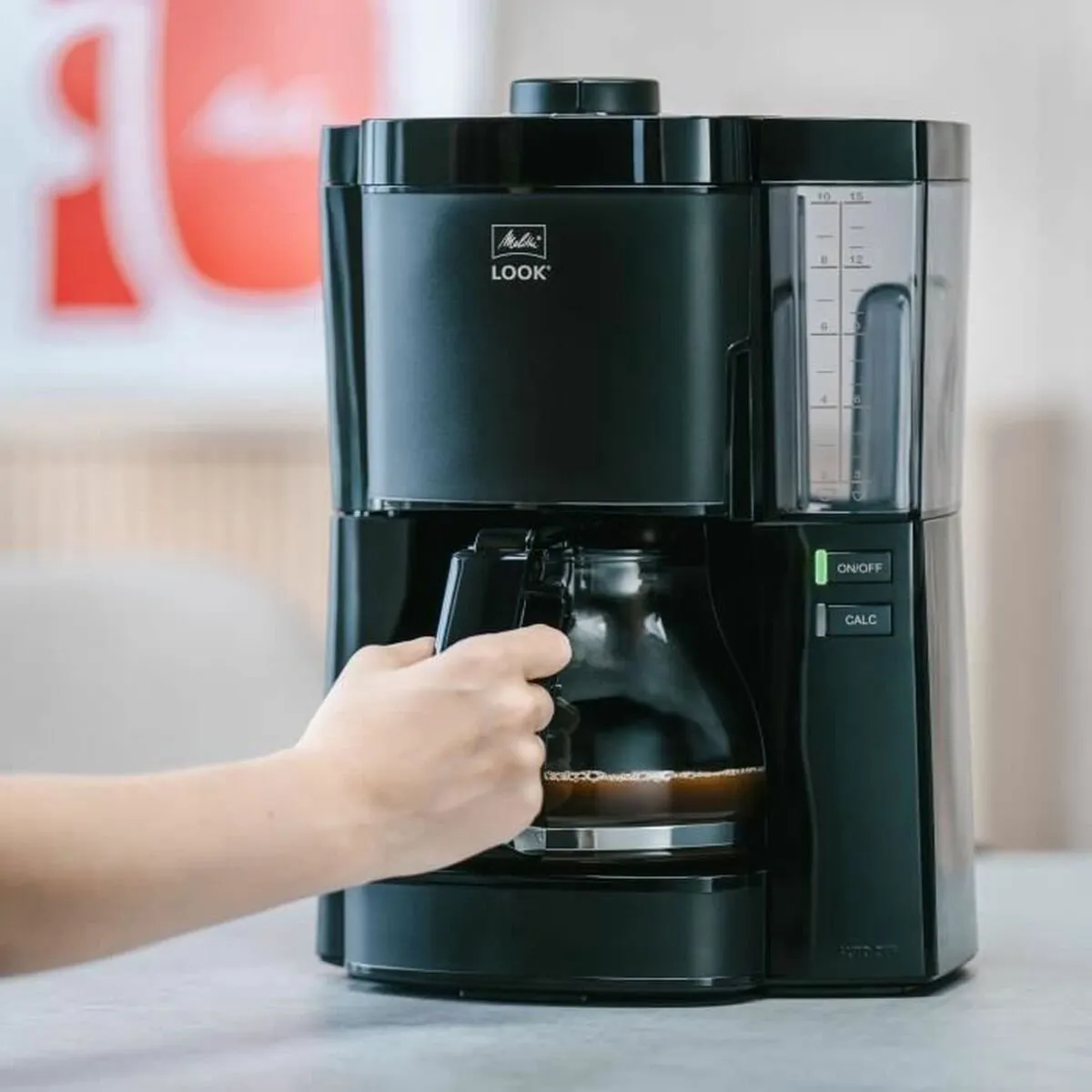 Melitta Look V Basic 1025-02 Drip Koffiemachine - 1,25L - Zwart