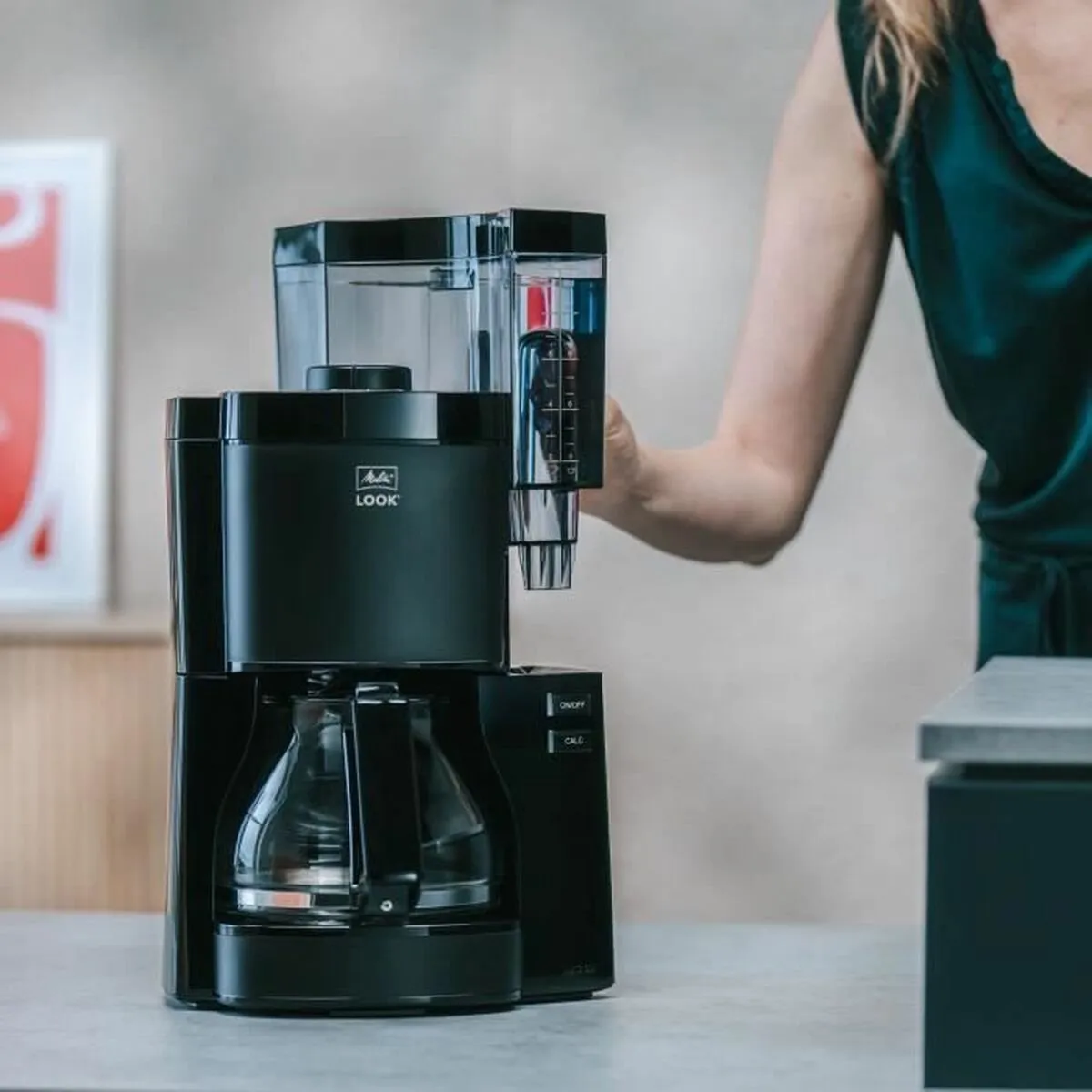 Melitta Look V Basic 1025-02 Drip Koffiemachine - 1,25L - Zwart - afbeelding 6 van 6
