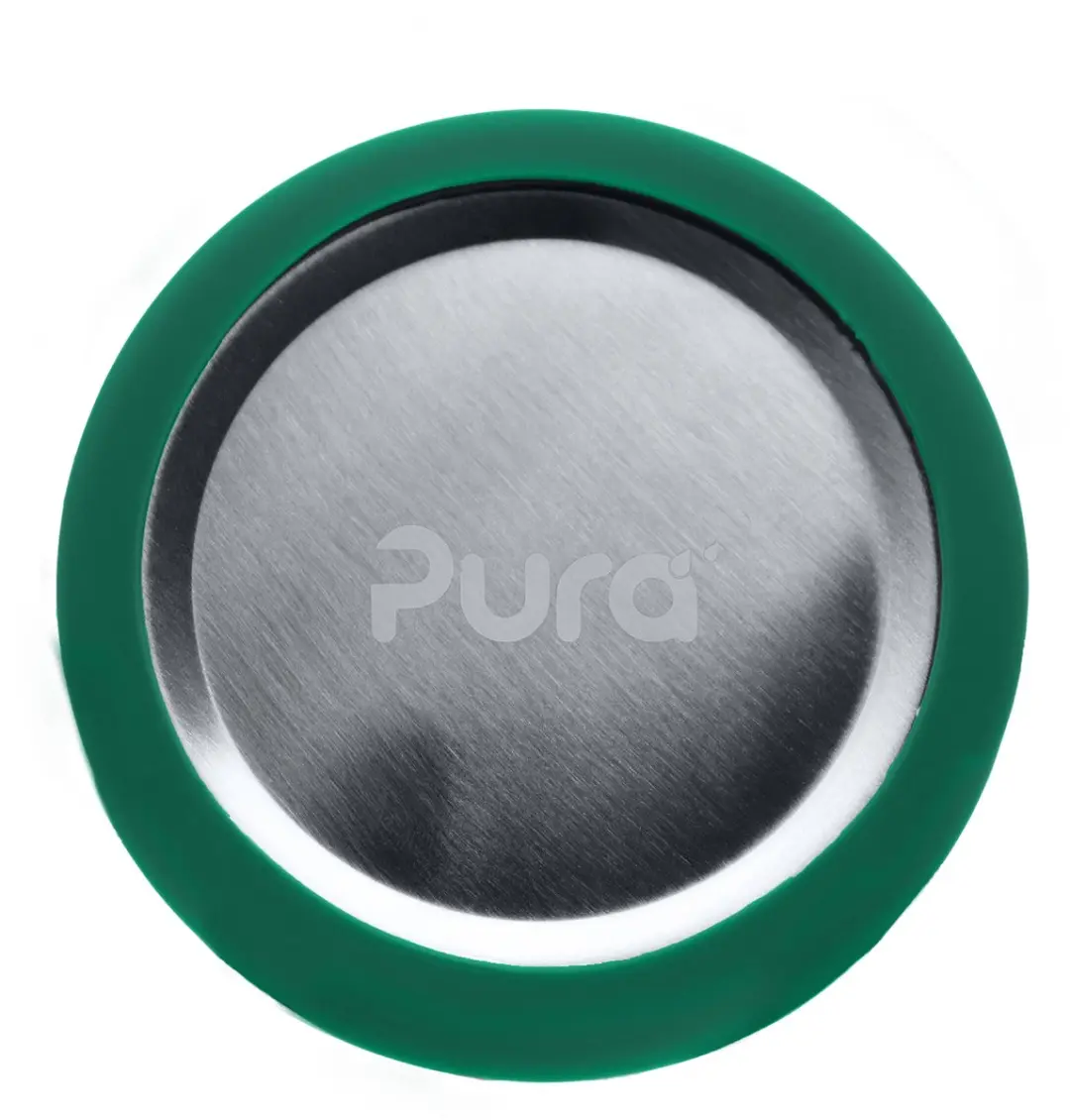 Pura Lunch Insulated Jar J13 - 400ml - Zilver/ Groen