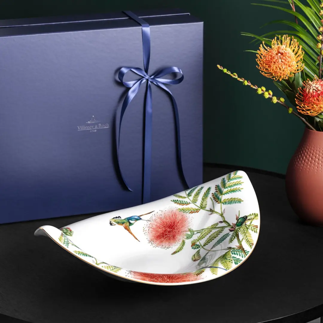Villeroy & Boch Amazonia Bladschaal 47x38cm - Gekleurd