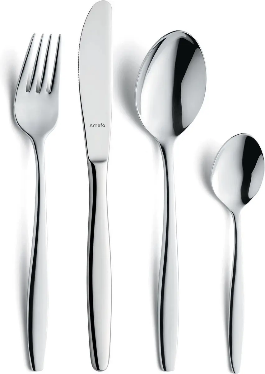 Amefa Florence Bestekset 78-delig - 12 Personen - Zilver - Houten Kist
