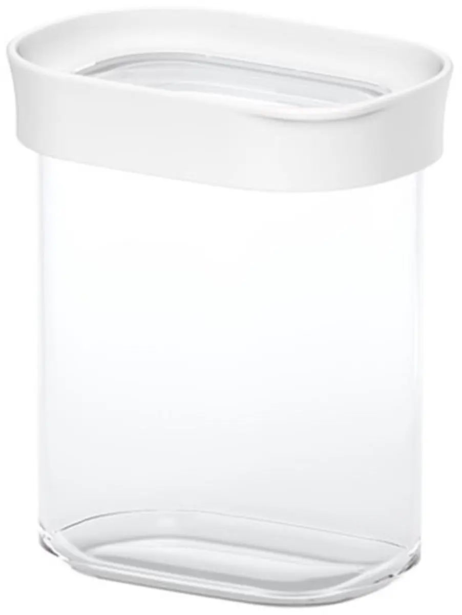 Emsa Optima Voorraaddoos 0,38L - Transparant/Wit