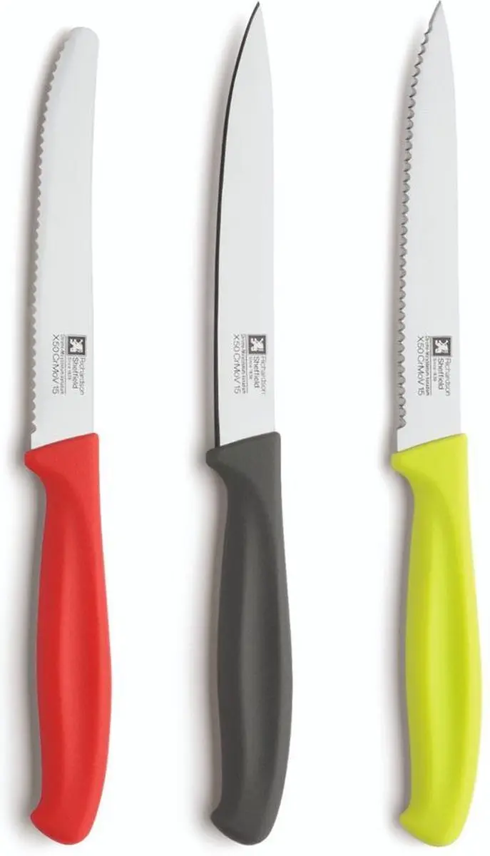 Richardson Sheffield Colours 3-delige Huishoudmessenset R400MZP450Z80
