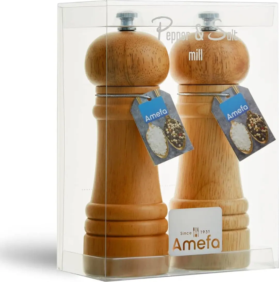 Amefa Classic Peper- en Zoutmolenset 15cm - Hout - 2-delig