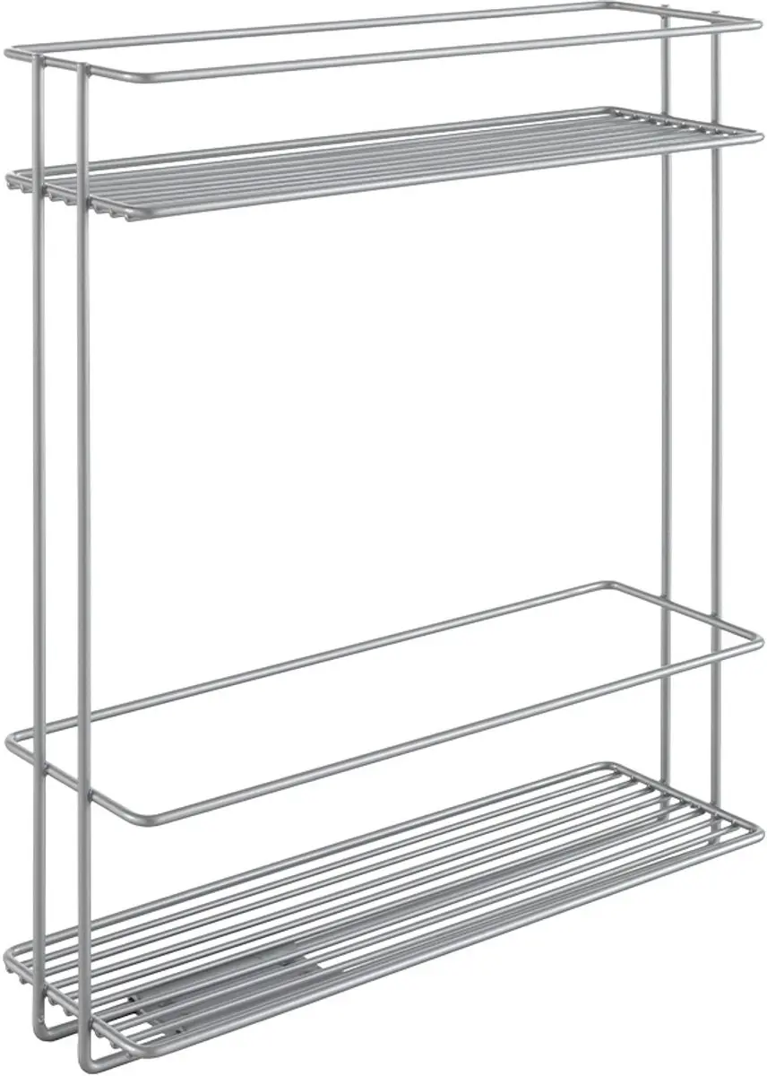Metaltex Gootsteenkast Organizer Zilvergrijs - Uitschuifbaar