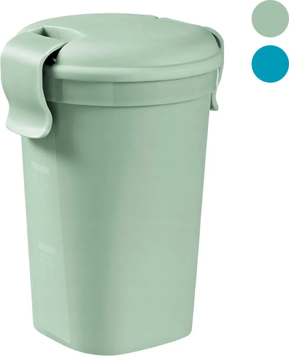 Curver Yoghurtbeker Smart TO GO 0,6L - Groen - 2 Stuks