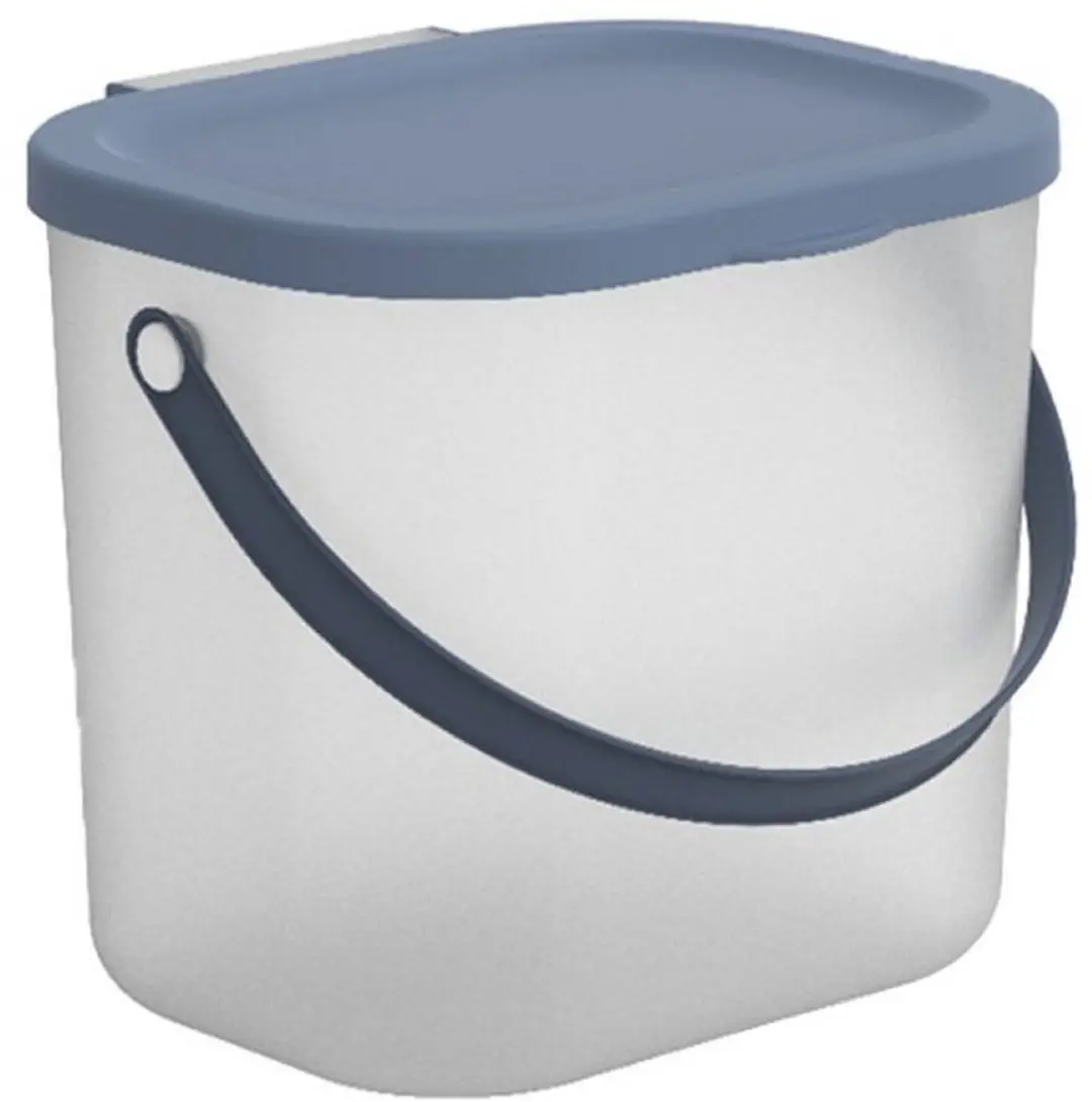 Rotho Opbergcontainer 6L - Transparant/Donkerblauw