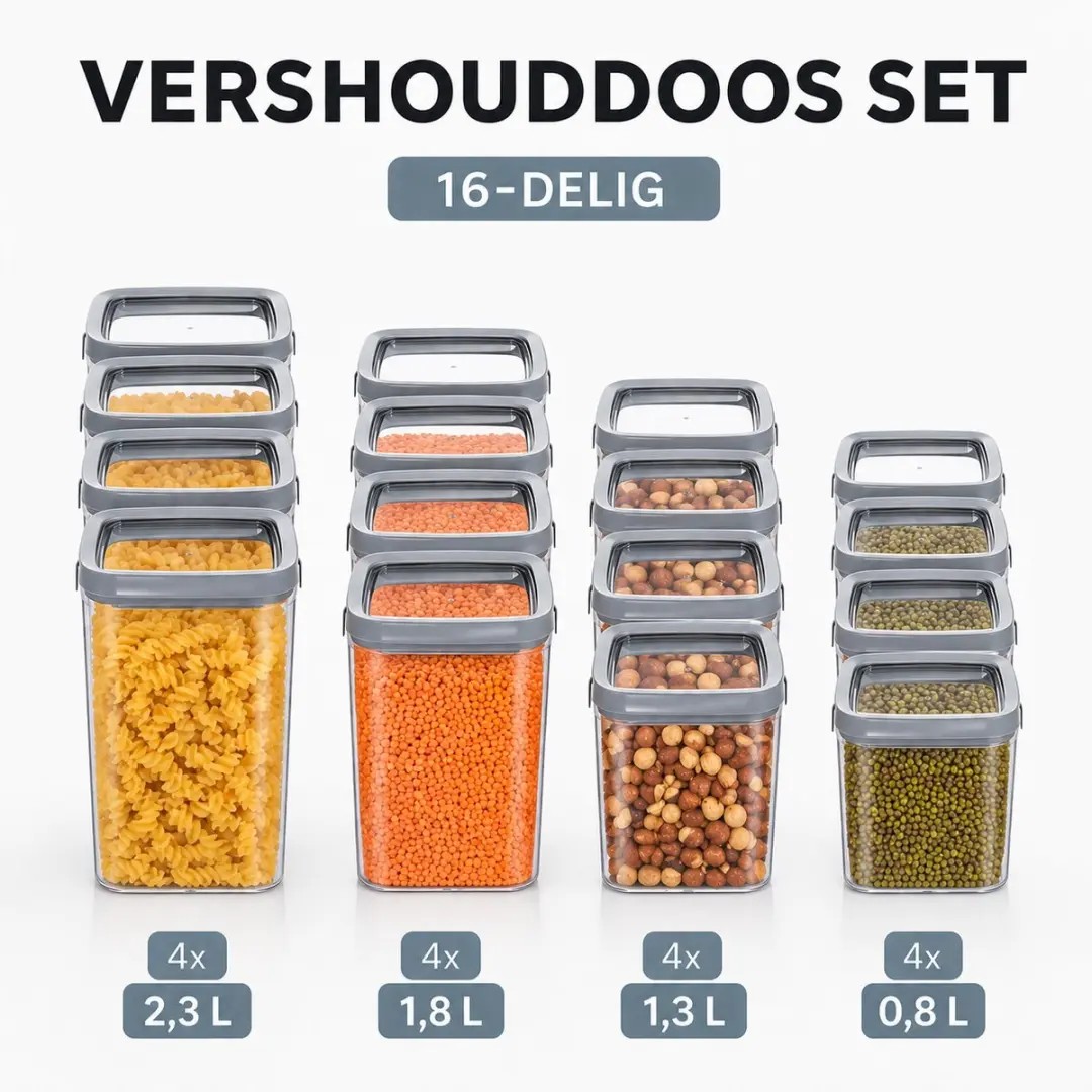Curver Vershouddoos Set 16 Stuks