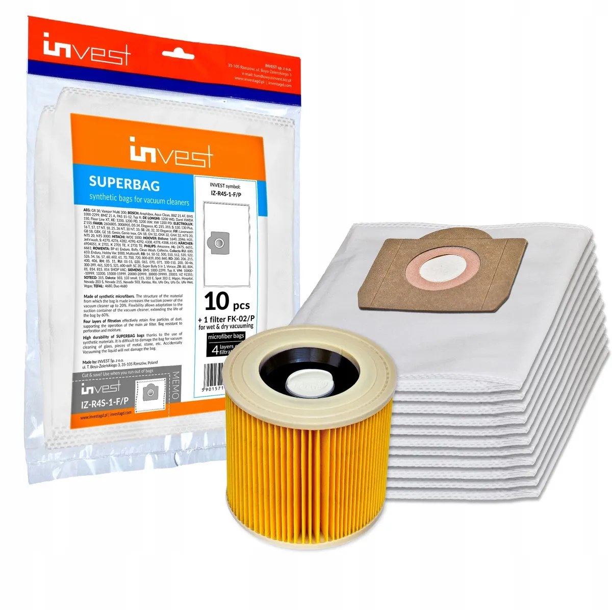 Kärcher WD3 SE4001 Trektanden - 11 Stuks