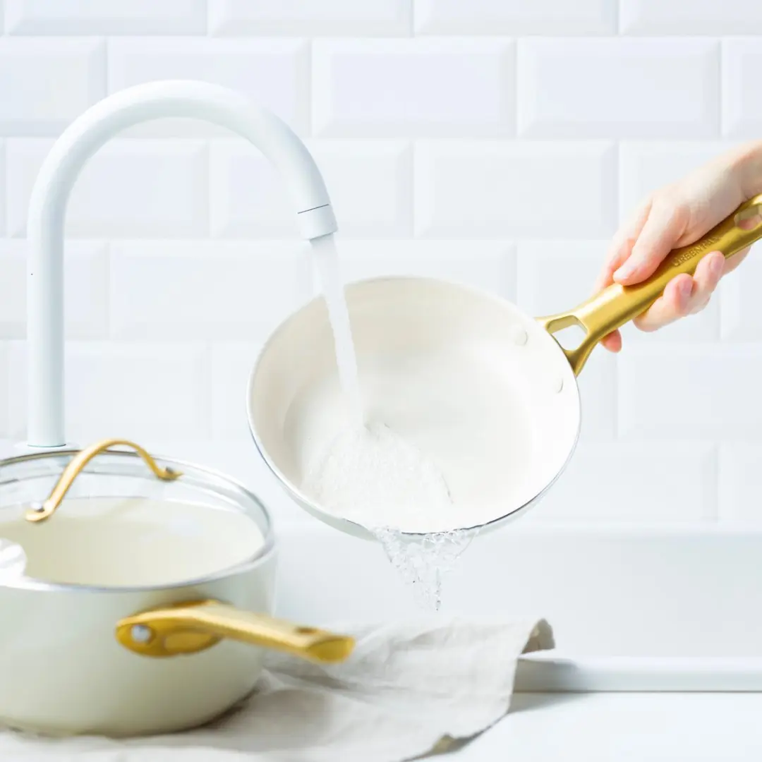 GreenPan Padova CC008495-001 Keramische Pannenset - 10-delig - Cream