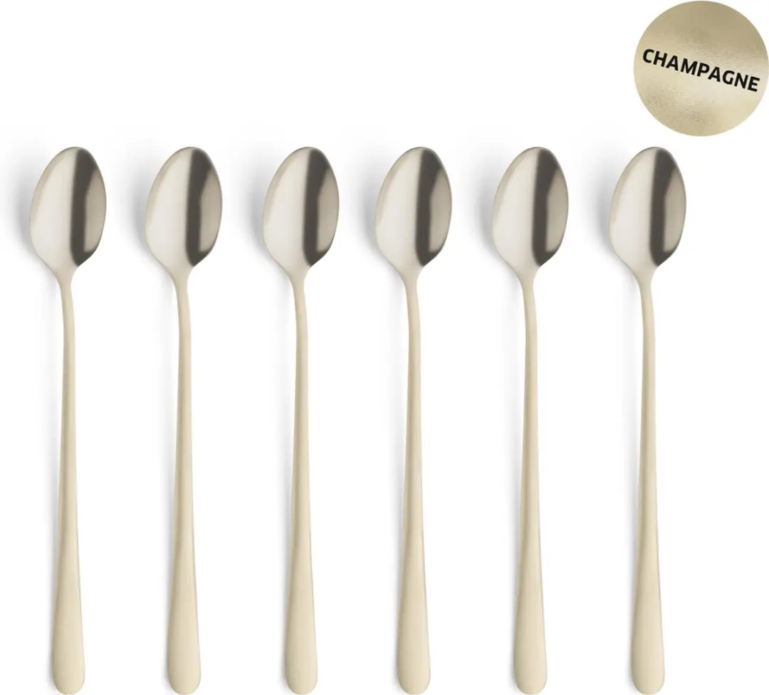 Amefa Austin Vintage Sorbetlepels - 6 Stuks - Champagne