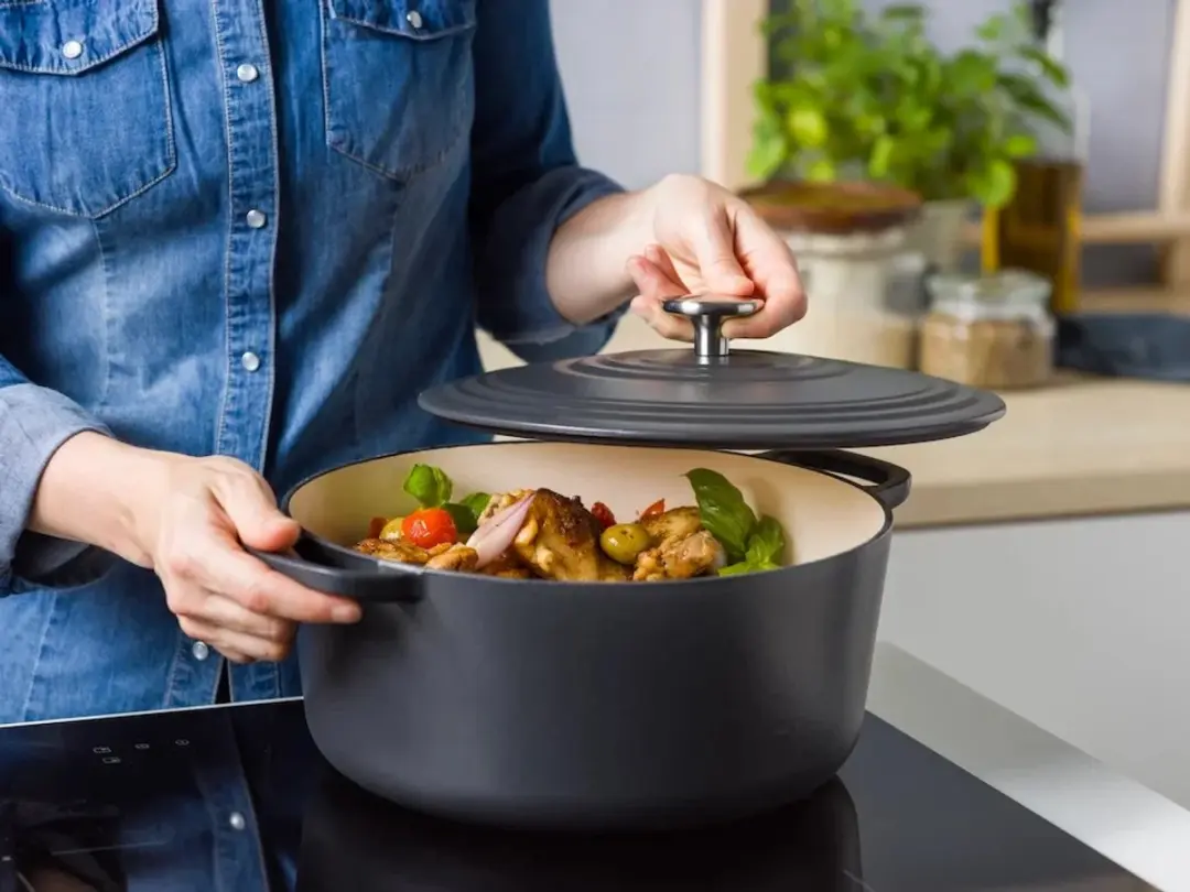 BK Bourgogne Braadpan Gietijzer 28cm - 6.7L - Inductie & Ovenbestendig
