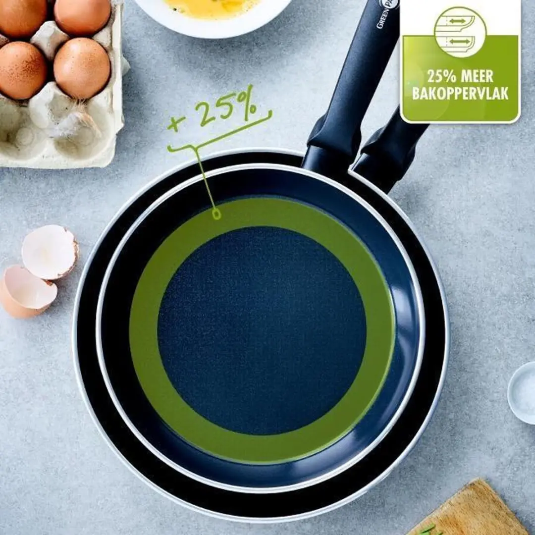 GreenPan Torino Wokpan 28cm - CC001695-001 - Zwart