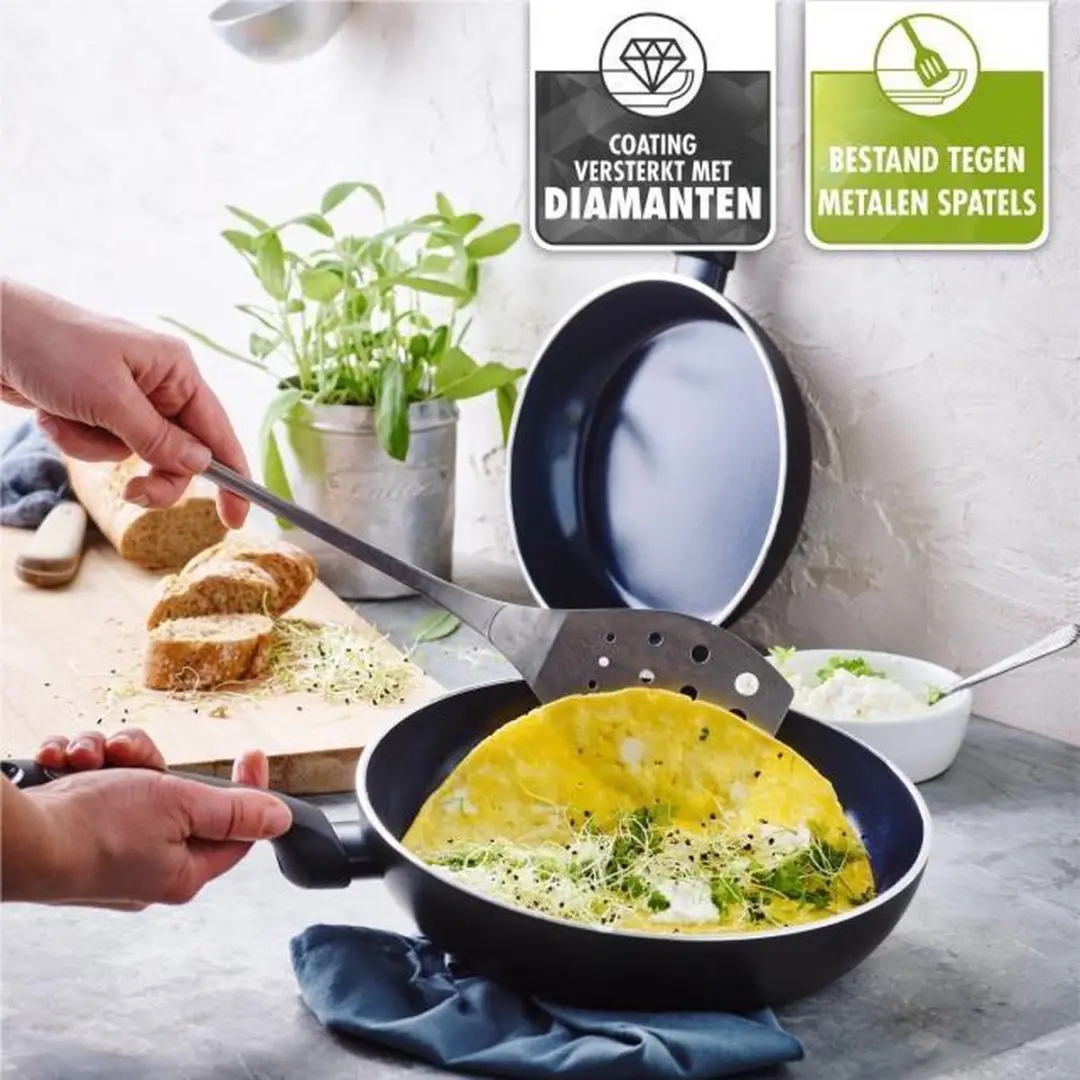 GreenPan Torino Wokpan 28cm - CC001695-001 - Zwart