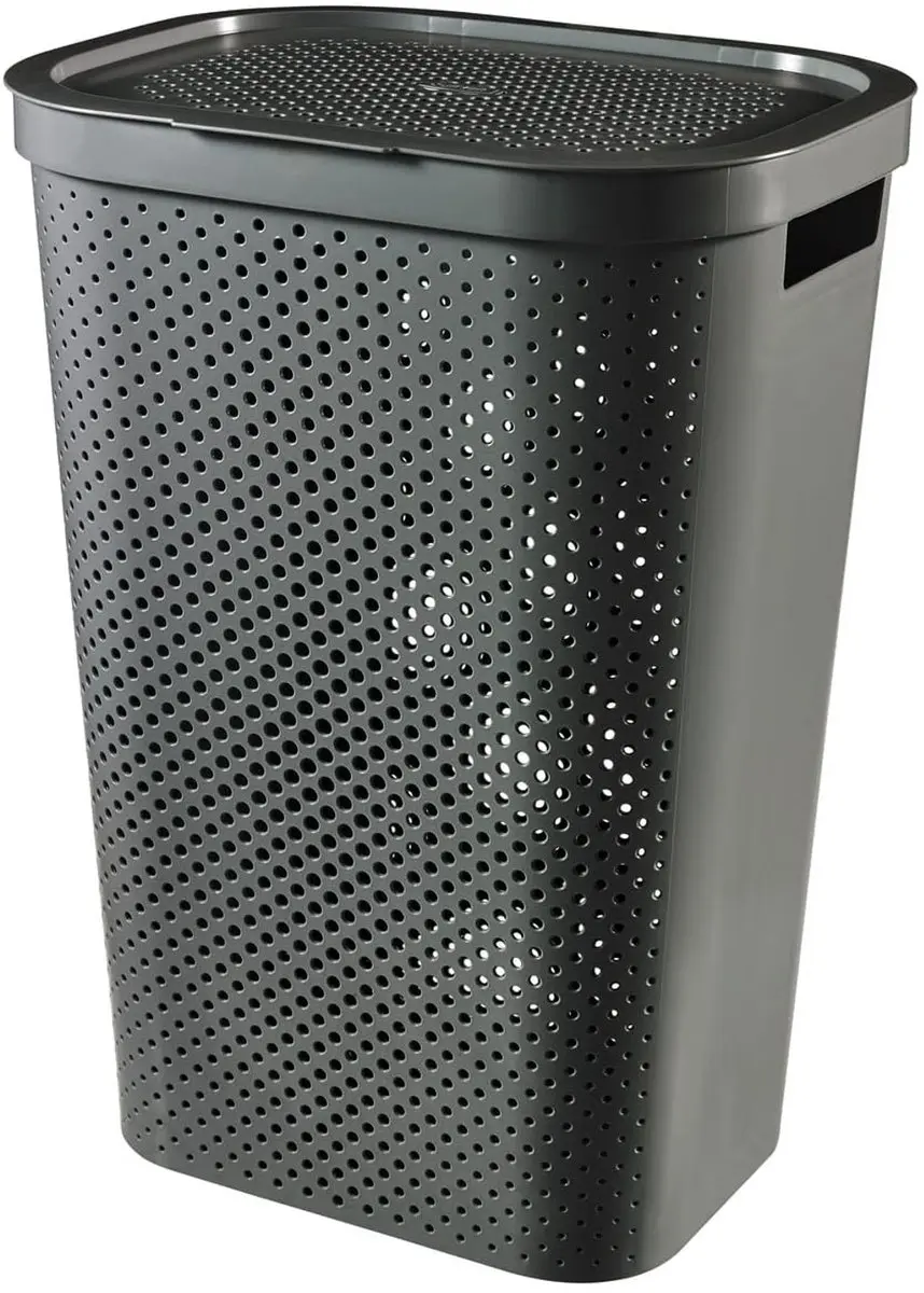 Curver Infinity Wasmand Set 40L & 60L - Donkergrijs