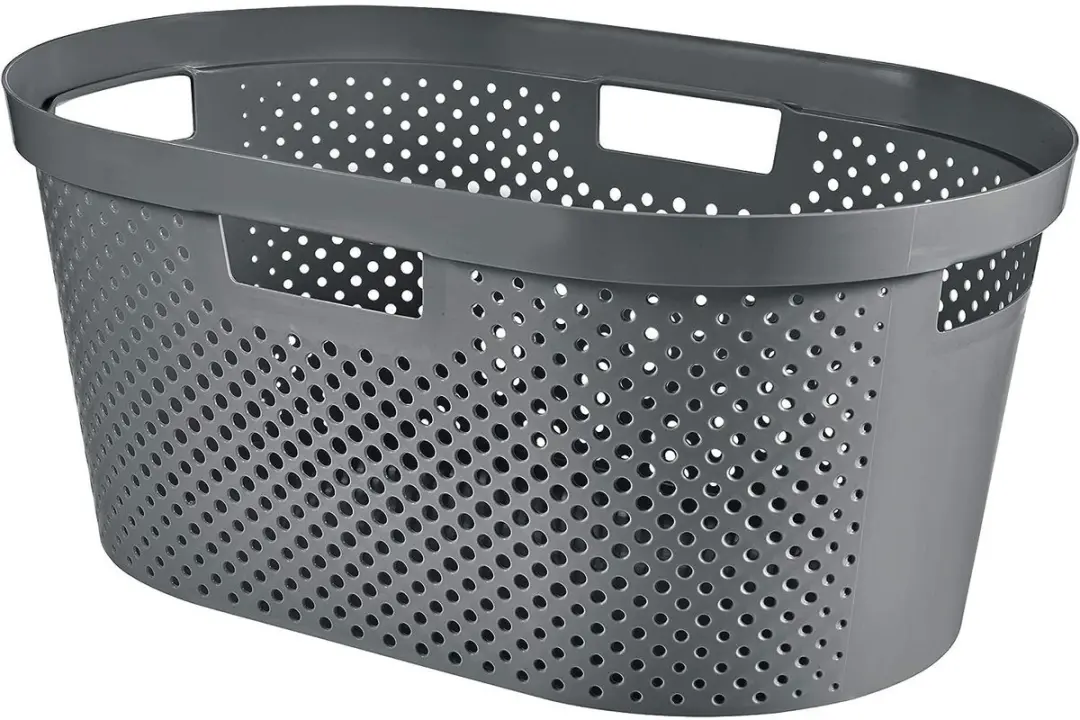 Curver Infinity Wasmand Set 40L & 60L - Donkergrijs