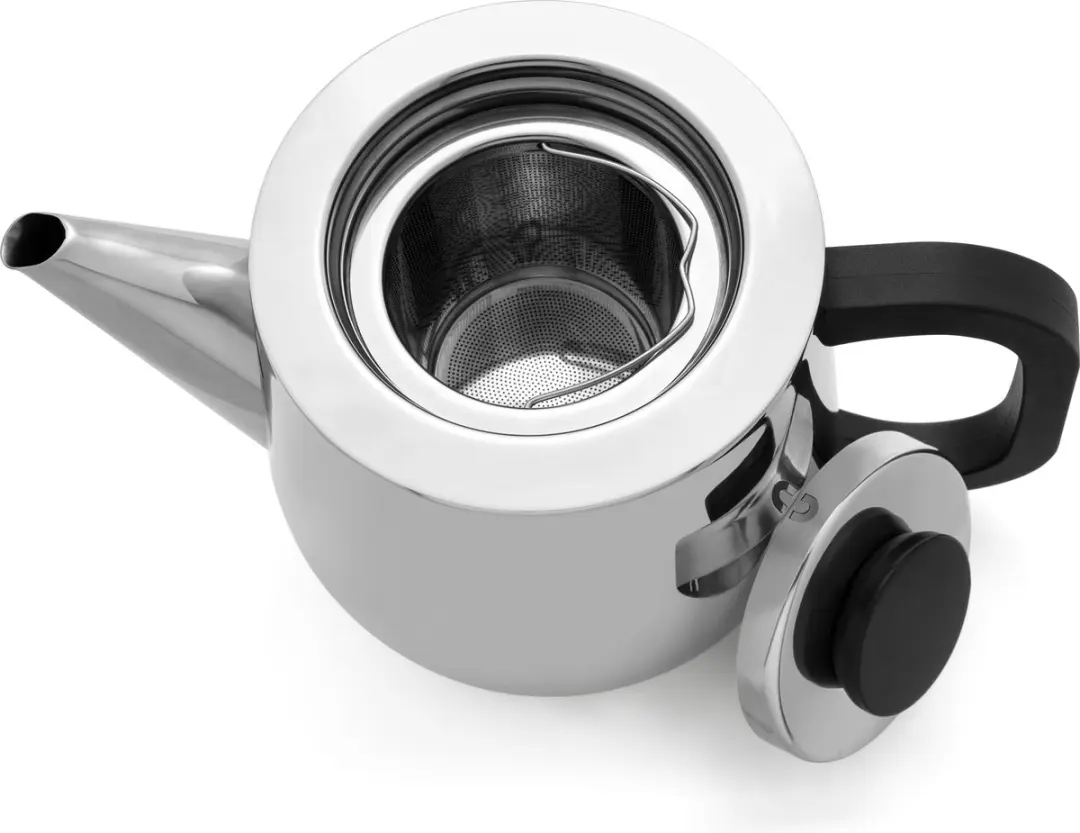 Bredemeijer Vasco Theepot RVS - 1L - Zilver