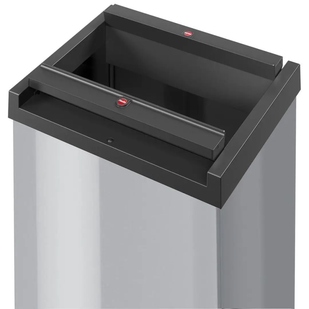 Hailo Big-Box Swing XL Prullenbak 52L - Zilver