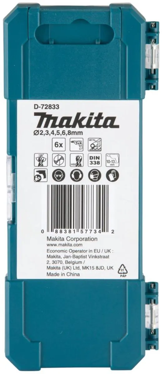 Makita Metaalborenset 6-delig D-72833