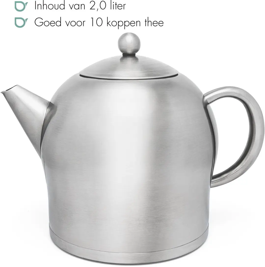 Bredemeijer Minuet Santhee Theepot 2L - Mat RVS
