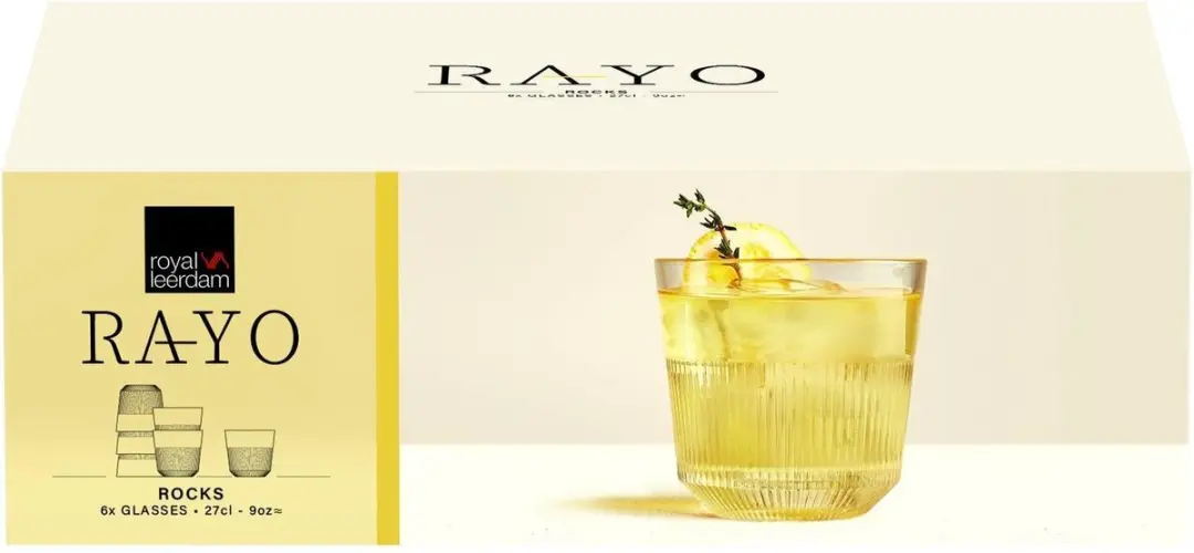 Royal Leerdam Rayo Tumbler 26,5cl - 6 Stuks