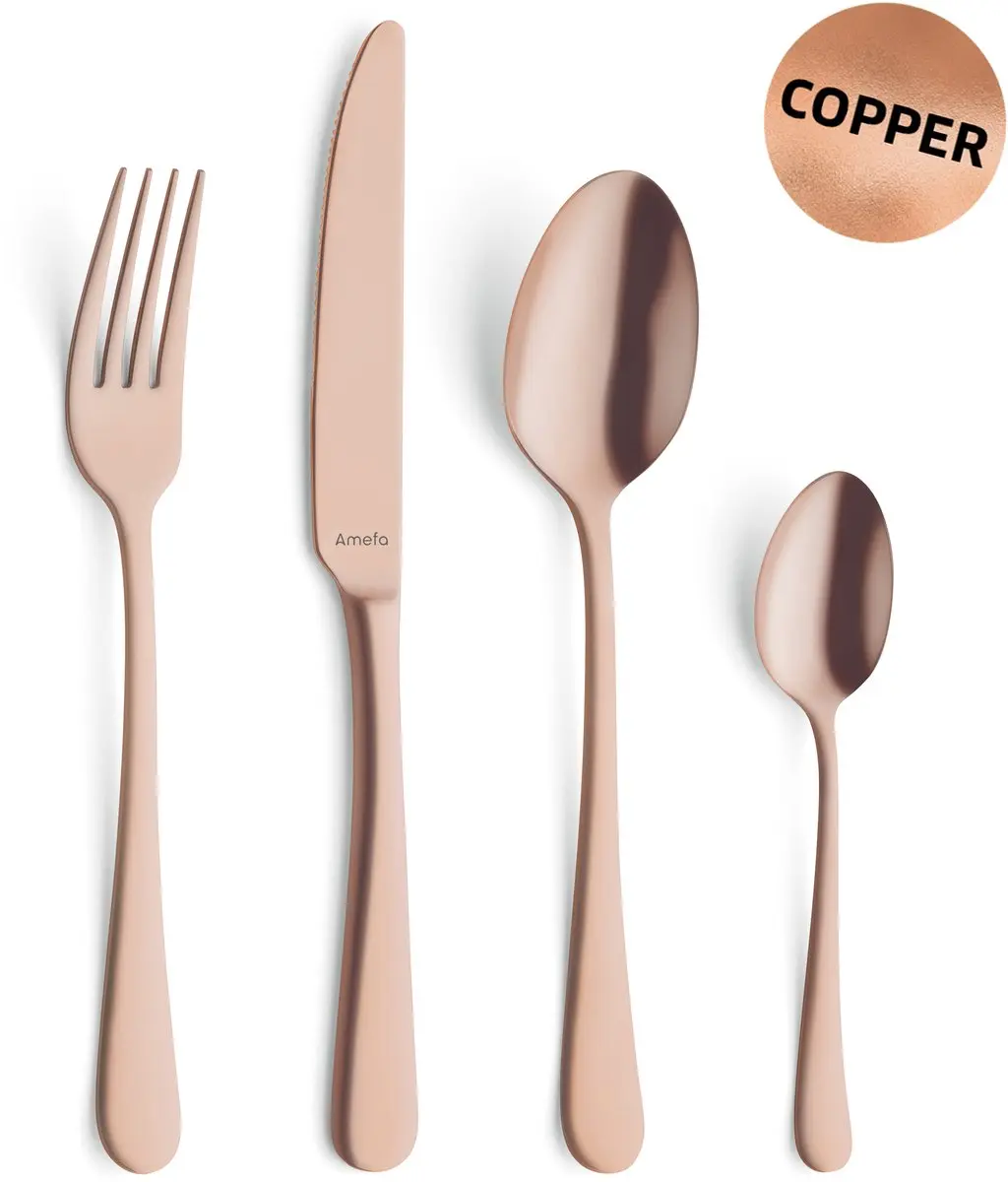 Amefa Austin Vintage Bestekset 24-delig - 6 Personen - Koper