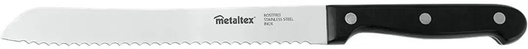 Metaltex Professional Broodmes 32,5cm - Zwart/RVS - MPN 258176