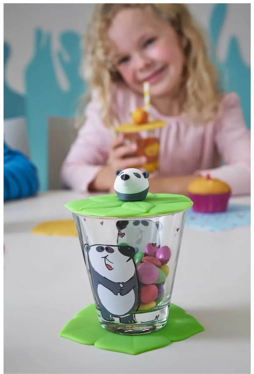 Leonardo Bambini Drinkglas Deksel - Groen