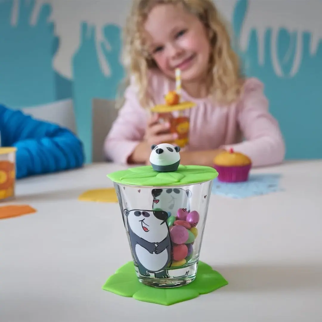 Leonardo Bambini Drinkglas Deksel - Groen