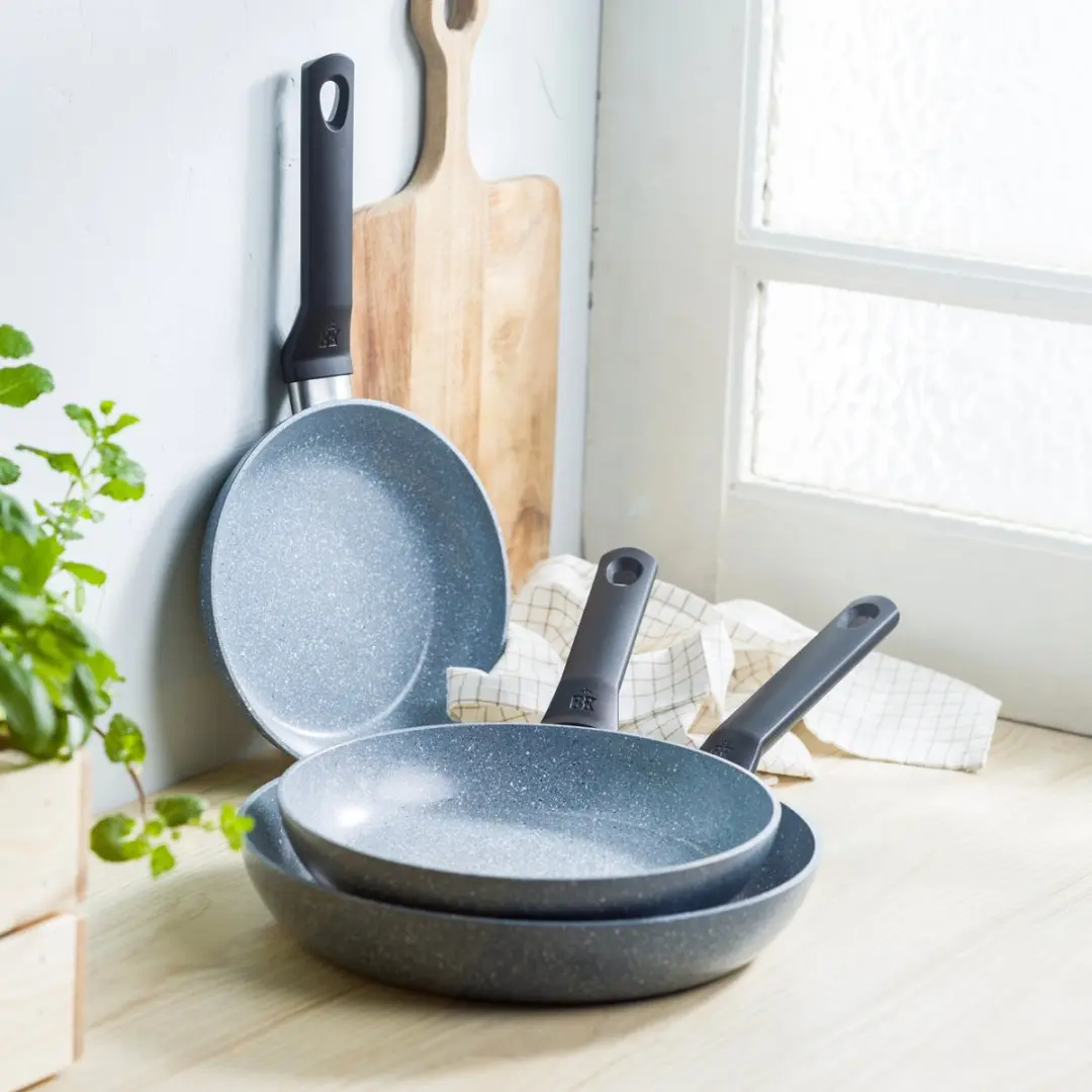 BK Blue Label Granite Koekenpan 24cm - PFAS-vrij - Inductie - Blauw - afbeelding 6 van 6