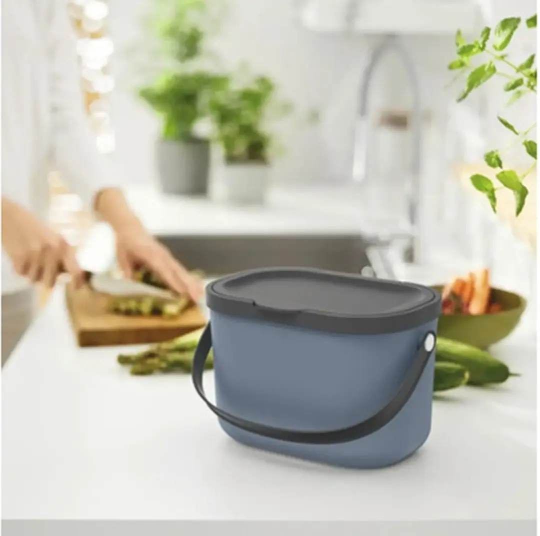 Rotho Albula Afvalscheider 3,2L - Blauw - 2 Stuks