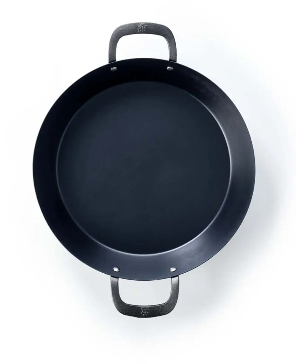 BK Black Steel Paellapan 38cm - Carbonstaal - Ovenschikt