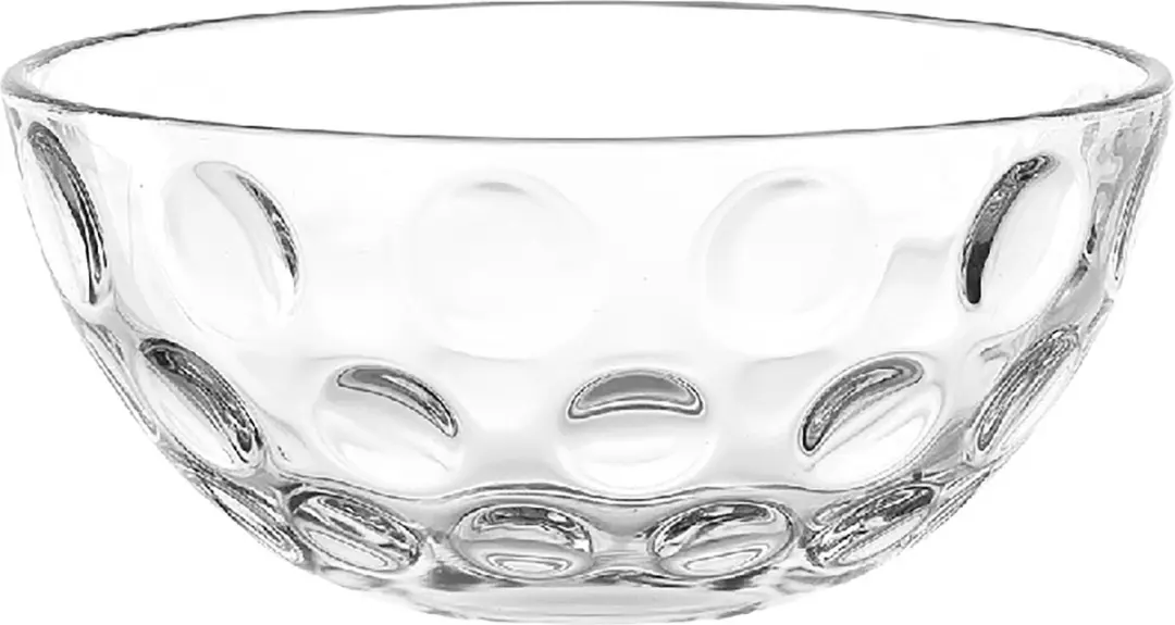 Leonardo CUCINA OPTIC Schaal 14cm - Transparant - 4 Stuks