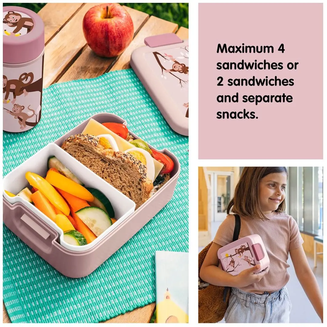 Sunware Sigma Home Food to Go Aap Lunchset - Roze