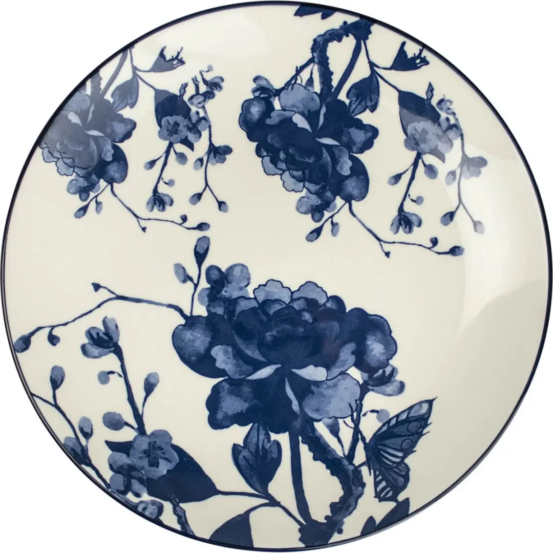 Gusta Out of the Blue Dinerbord 26,5cm - Blauw/Wit