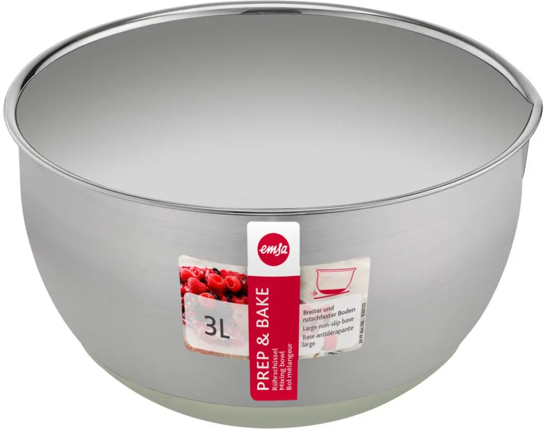 Emsa Prep&Bake Mengkom 3L RVS - 20cm