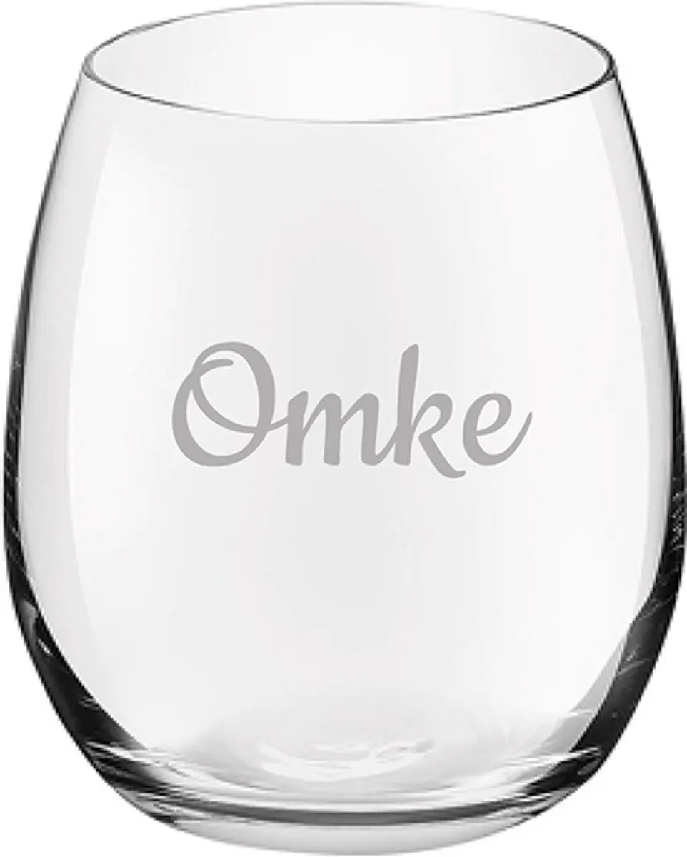 Royal Leerdam Gegraveerd Drinkglas 39cl Omke