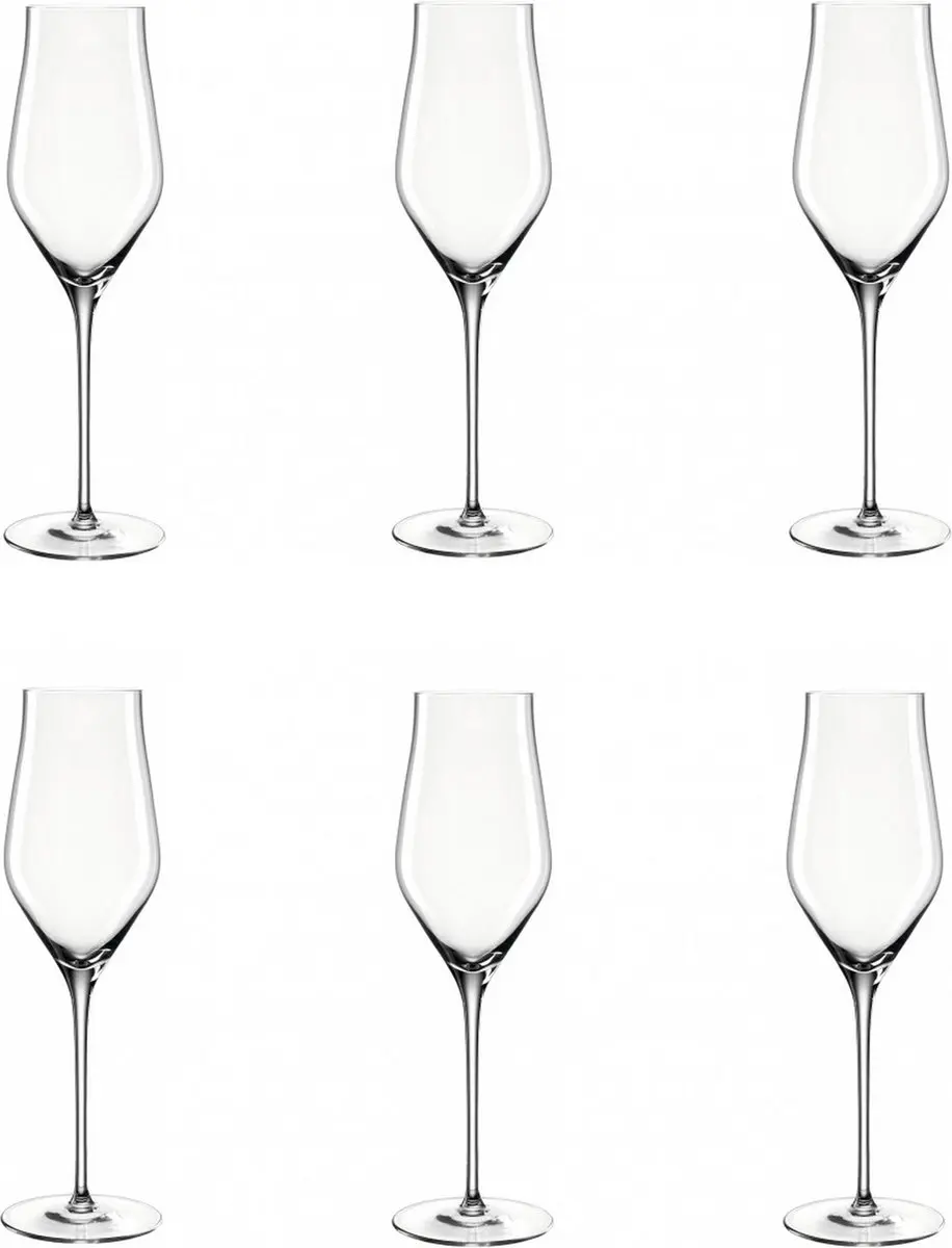 Leonardo Brunelli Champagneglazen 340ml - 6 Stuks