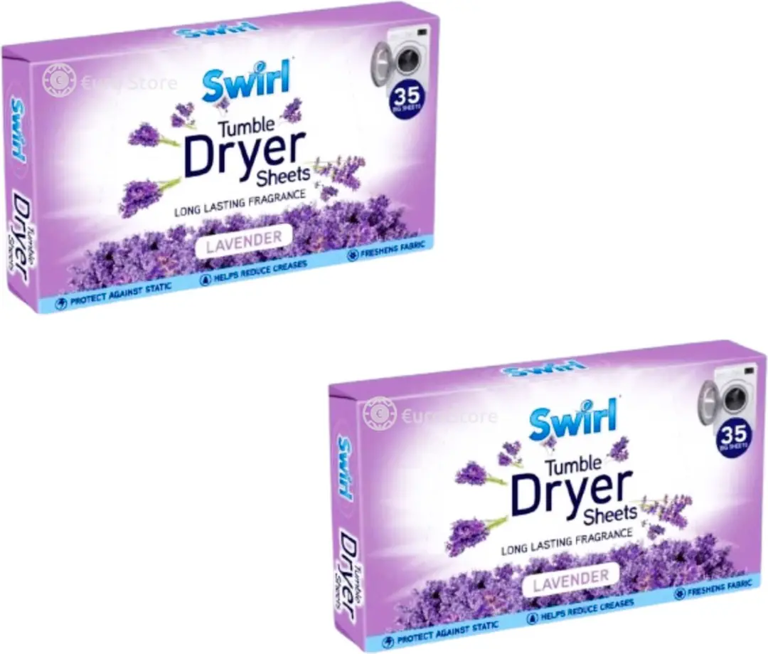 Swirl Tumble Dryer Sheets Lavender