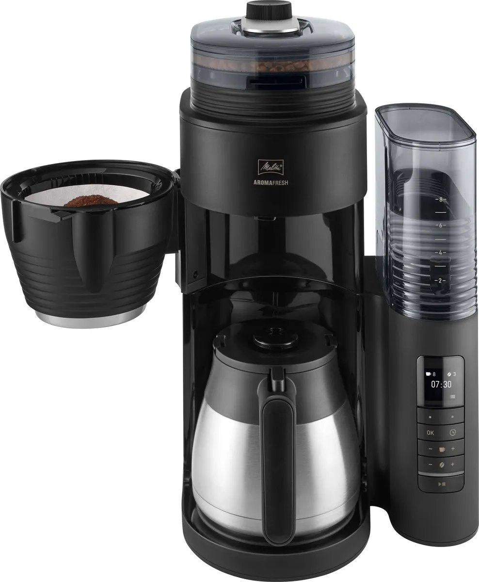 Melitta Aromafresh Therm PRO X 1030-12 Koffiezetapparaat - 1L - 8 Kopjes - Zwart - afbeelding 6 van 6