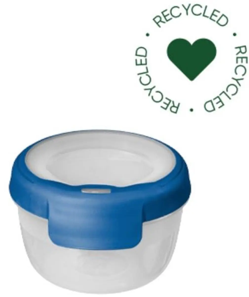 Curver Grand Chef Eco Vershoudbakje 0,25L - Transparant/Donkerblauw