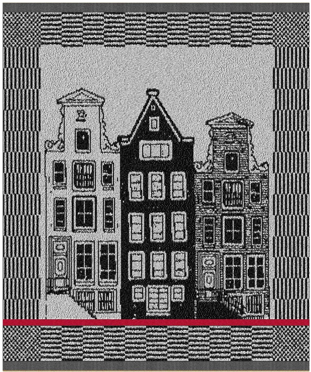 DDDDD Canal Keukendoek - Set van 6 - 50x55cm - Zwart