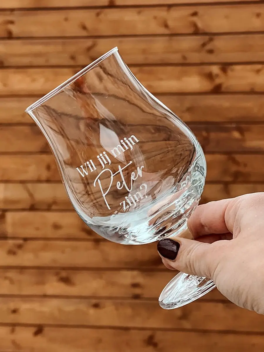 Royal Leerdam Bierglas Wil Je Mijn Peter Zijn