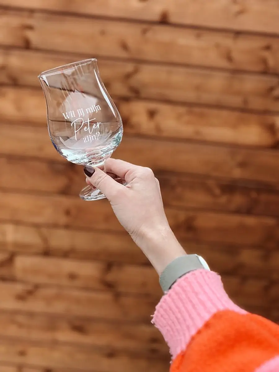 Royal Leerdam Bierglas Wil Je Mijn Peter Zijn - 0.33L - Doorzichtig